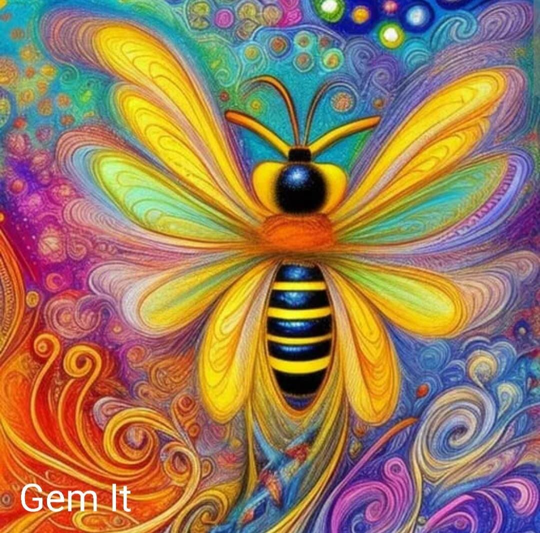Butterfly Bee 1 - Full Drill Diamond Painting - Specially ordered for you. Delivery is approximately 4 - 6 weeks.