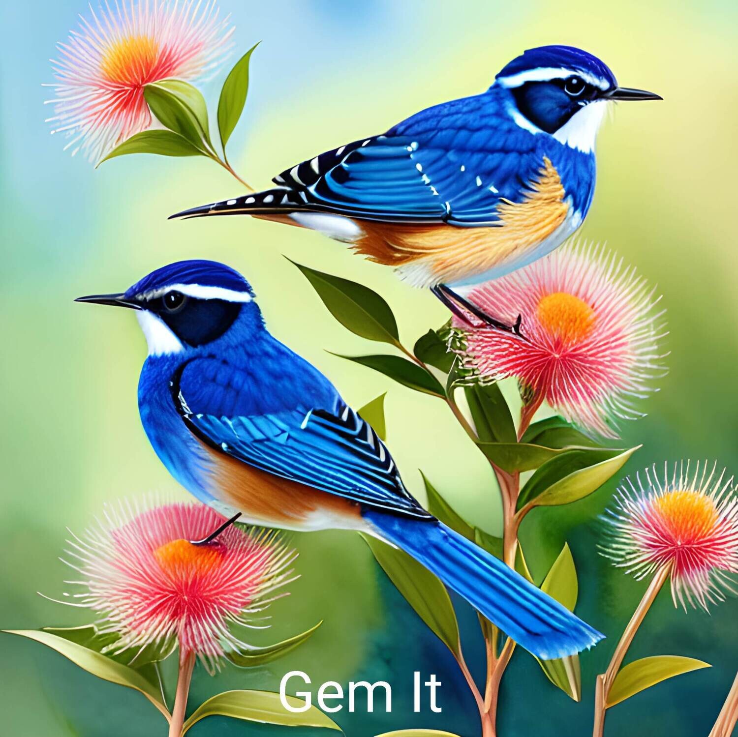 Blue Wrens B - Full Drill Diamond Painting - Specially ordered for you. Delivery is approximately 4 - 6 weeks.
