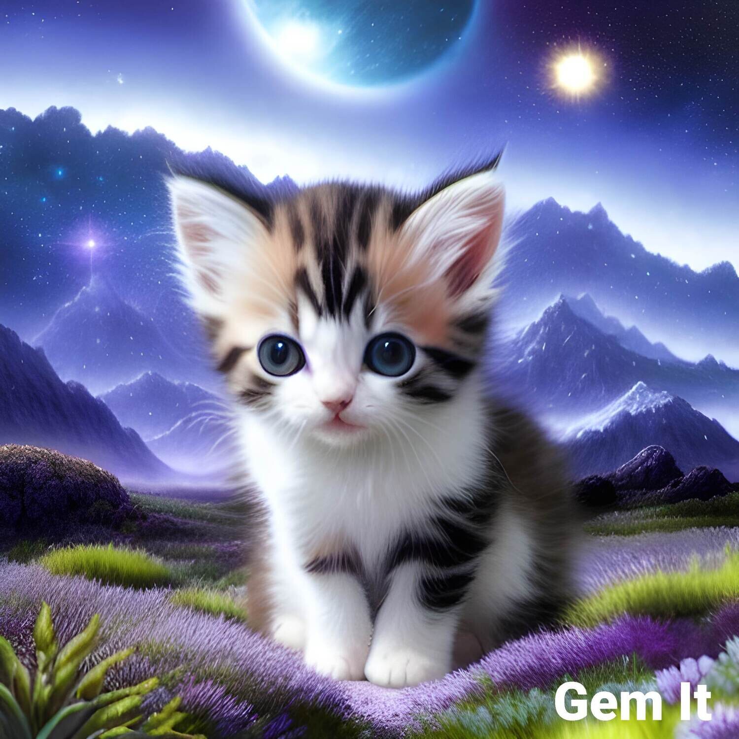 Heavenly Kitten - Full Drill Diamond Painting - Specially ordered for you. Delivery is approximately 4 - 6 weeks.