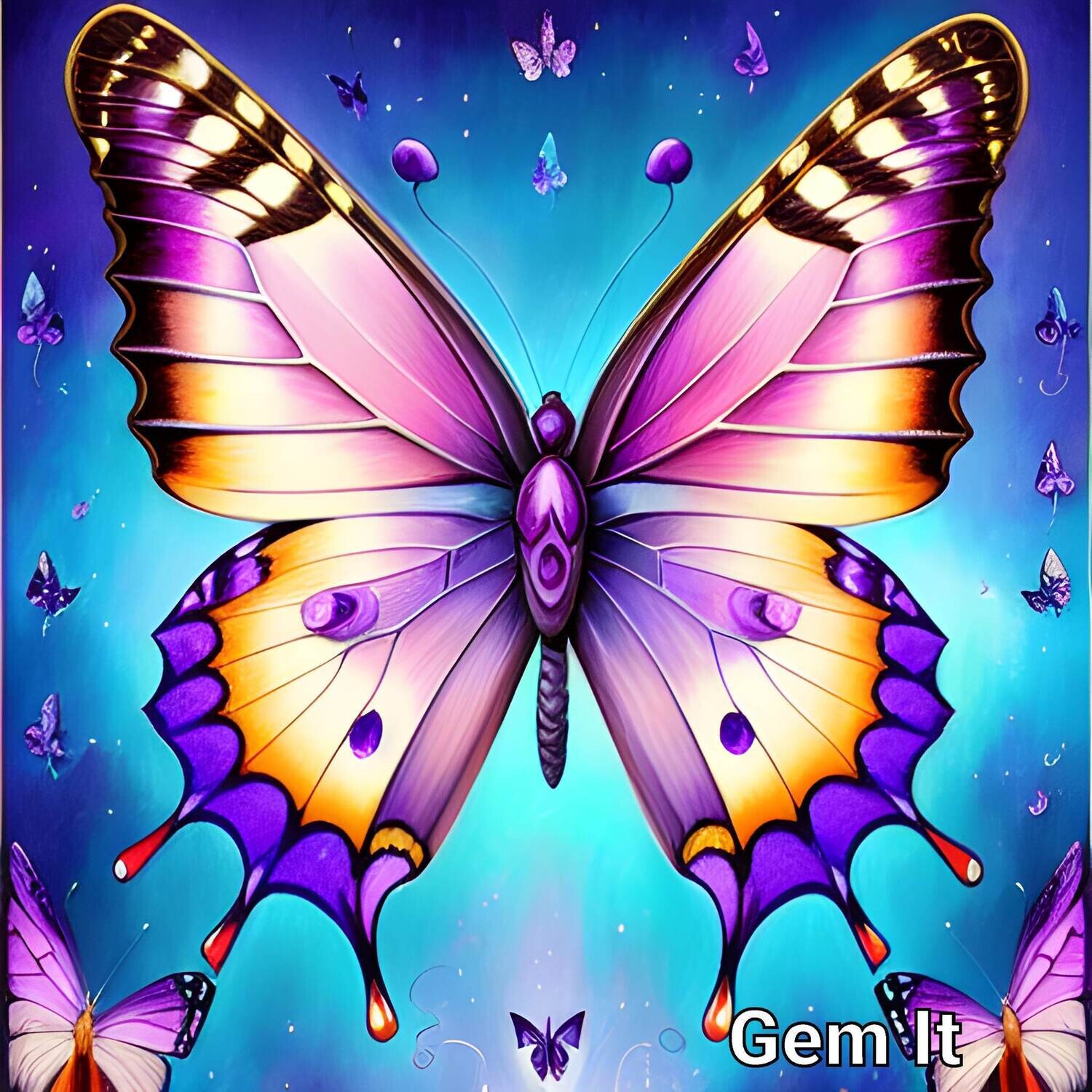 Big Butterfly 5 - Full Drill Diamond Painting - Specially ordered for you. Delivery is approximately 4 - 6 weeks.