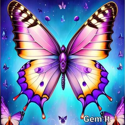Big Butterfly 5 - Full Drill Diamond Painting - Specially ordered for you. Delivery is approximately 4 - 6 weeks.