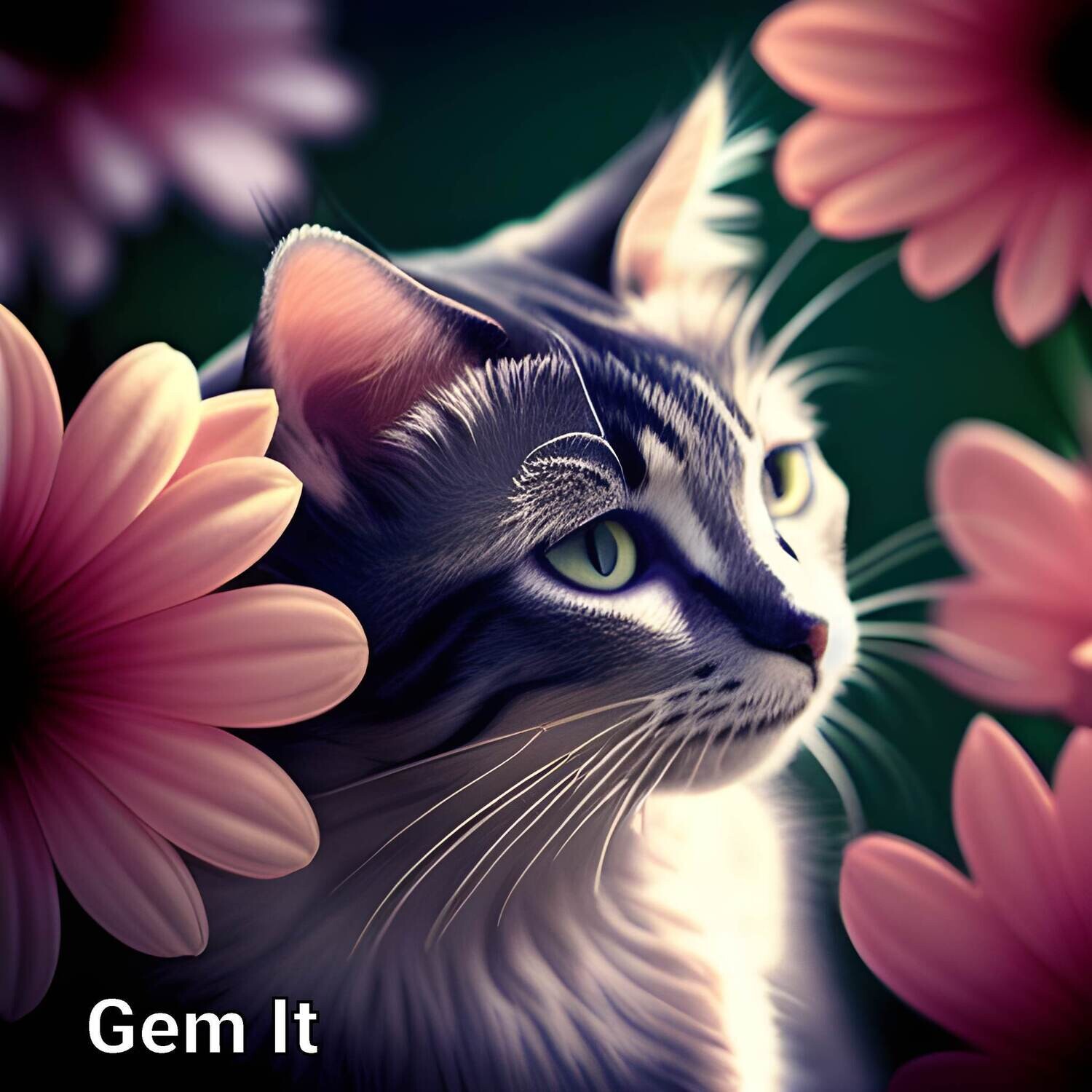 Kitten in Flowers 3 - Full Drill Diamond Painting - Specially ordered for you. Delivery is approximately 4 - 6 weeks.