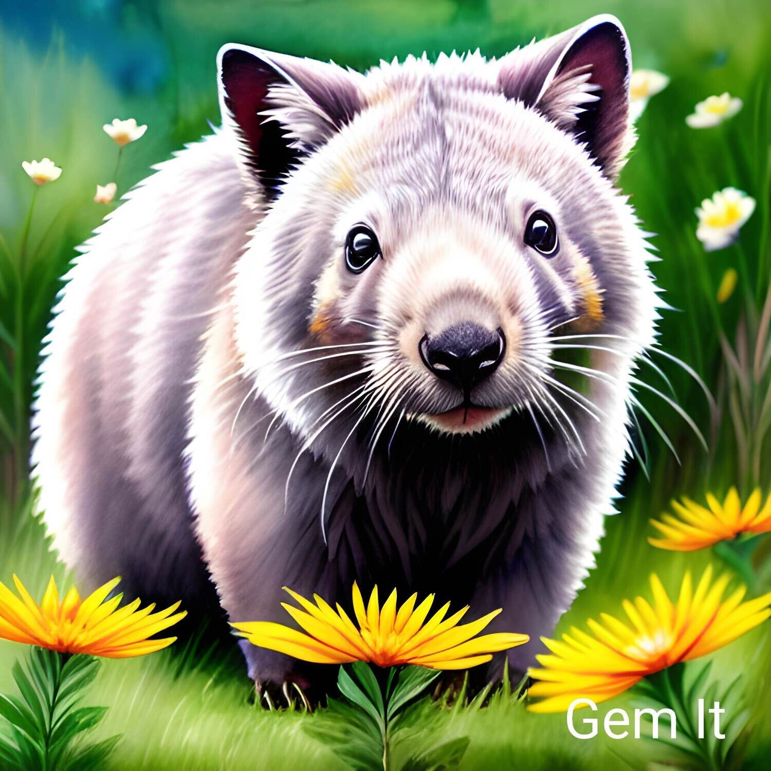 Wombat 1 - Full Drill Diamond Painting - Specially ordered for you. Delivery is approximately 4 - 6 weeks.