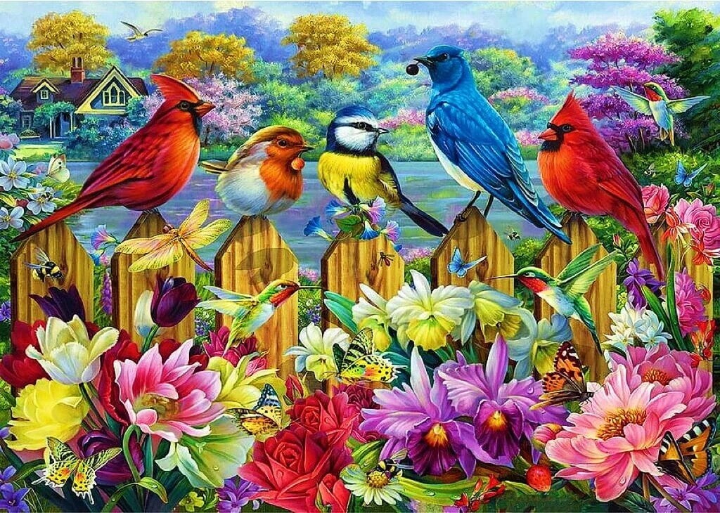 Birds on a Fence - Full Drill AB Kit
SQUARE - 60 x 90cm - Currently in stock