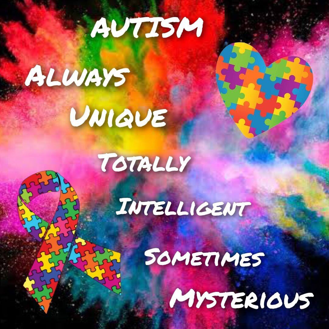 Autism Awareness 2 by Jess - Full Drill AB Kit, SQUARE - 60 x 60cm Currently in stock