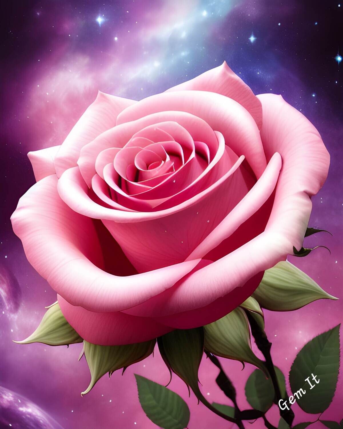 Single Rose Pink 2 - Specially ordered for you. Delivery is approximately 4 - 6 weeks.