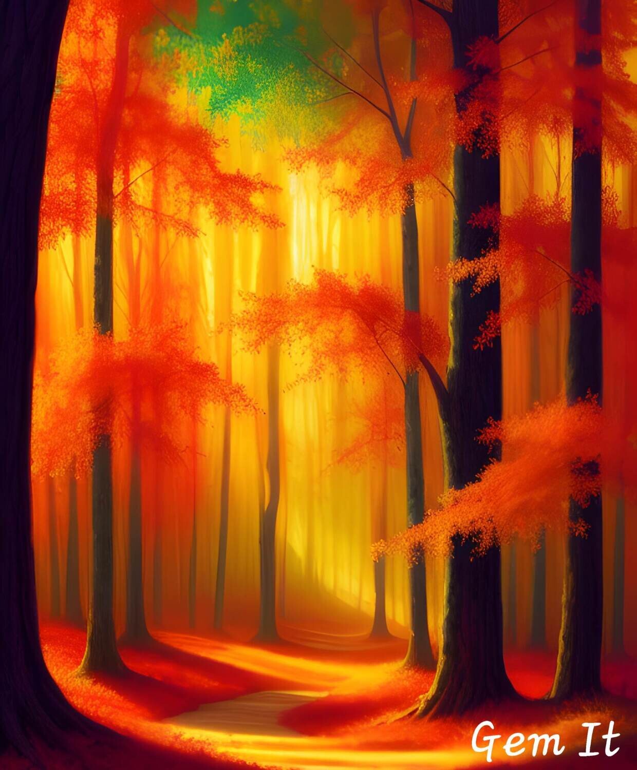 Autumn Forest 4 - Specially ordered for you. Delivery is approximately 4 - 6 weeks.