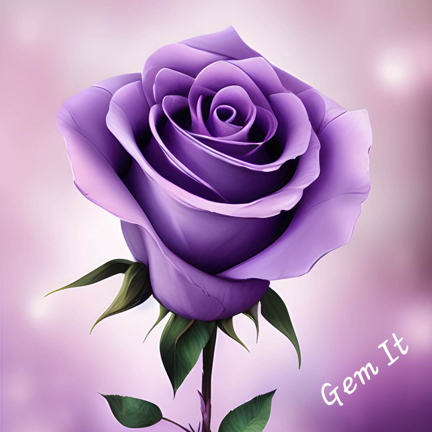 Single Rose Lilac 1 - Specially ordered for you. Delivery is approximately 4 - 6 weeks.