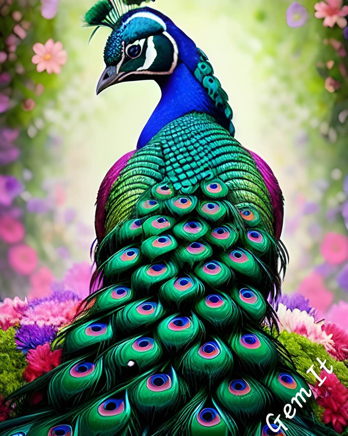 Beautiful Peacock 254 - Specially ordered for you. Delivery is approximately 4 - 6 weeks.
