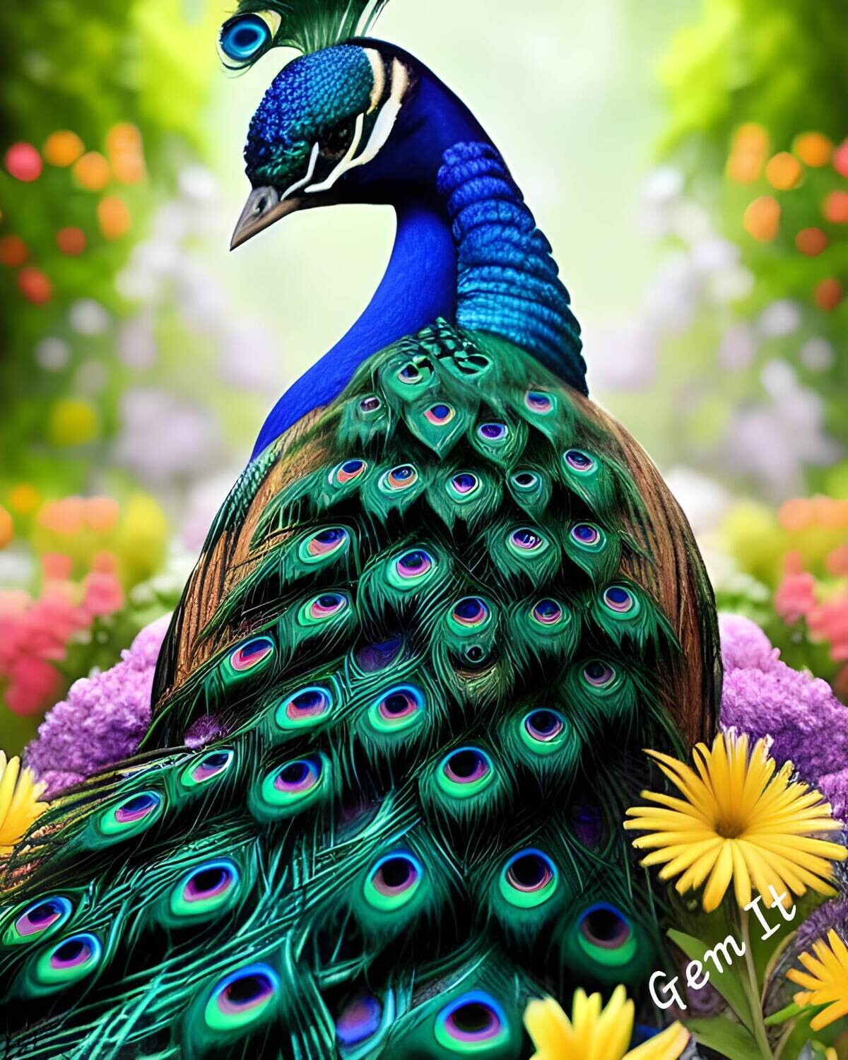 Beautiful Peacock 255 - Specially ordered for you. Delivery is approximately 4 - 6 weeks.
