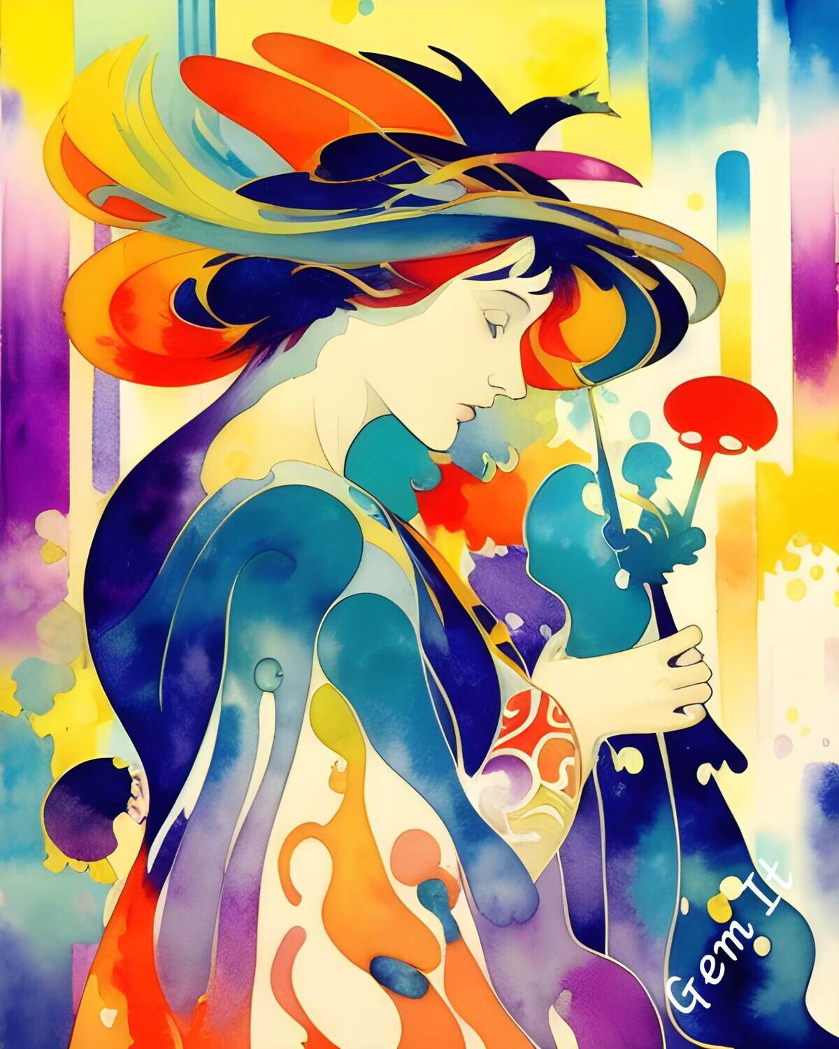 Abstract Lady 271 - Specially ordered for you. Delivery is approximately 4 - 6 weeks.