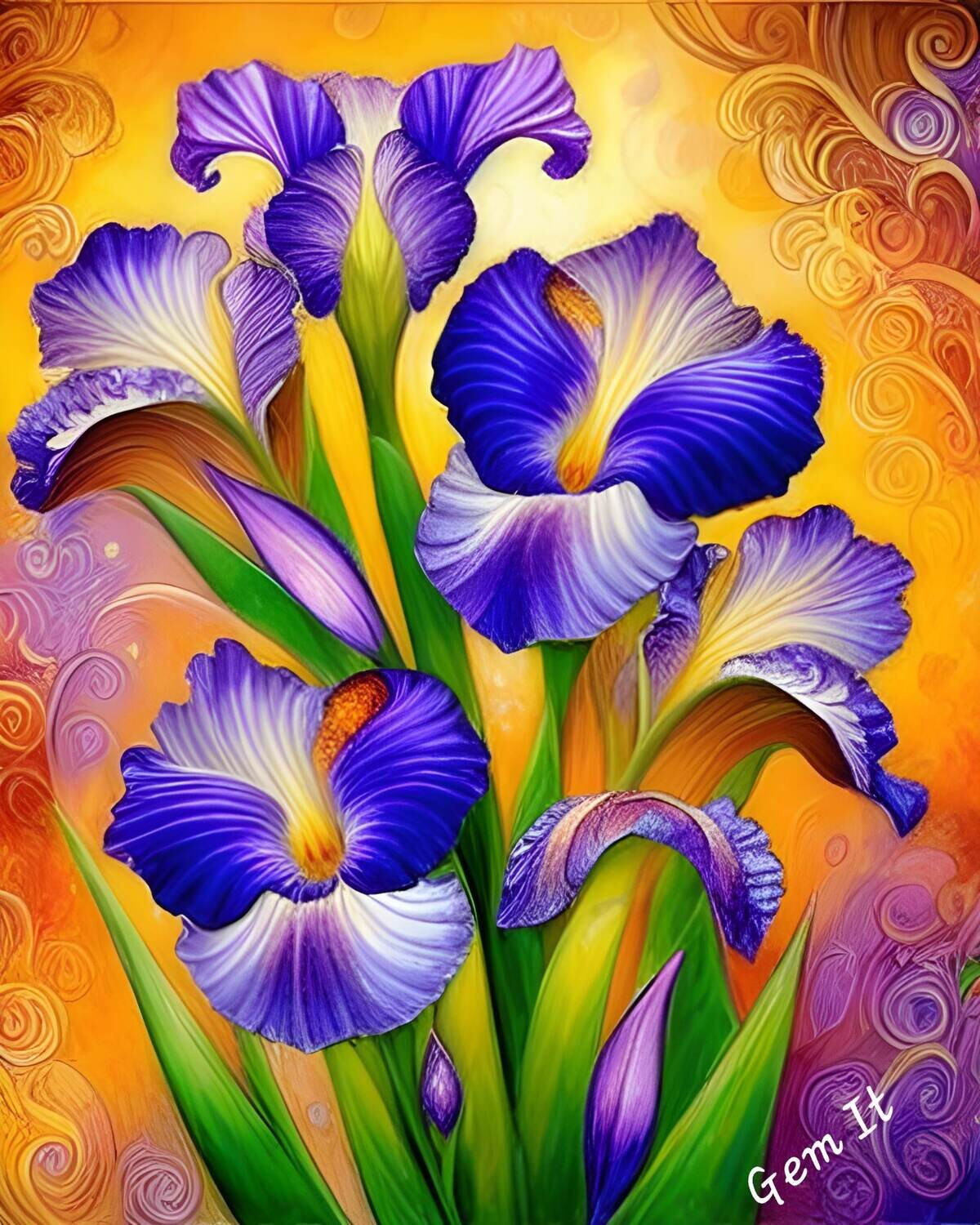 Iris 121 - Specially ordered for you. Delivery is approximately 4 - 6 weeks.