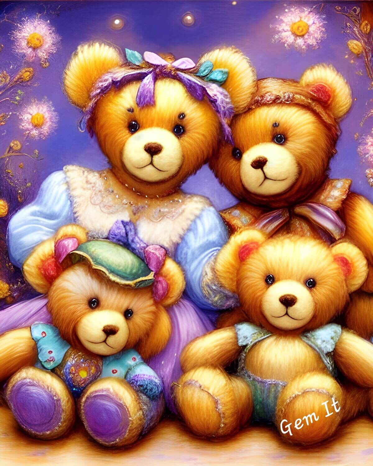 Teddy bear Family 176 - Specially ordered for you. Delivery is approximately 4 - 6 weeks.