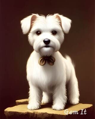 White Puppy 216 - Specially ordered for you. Delivery is approximately 4 - 6 weeks.
