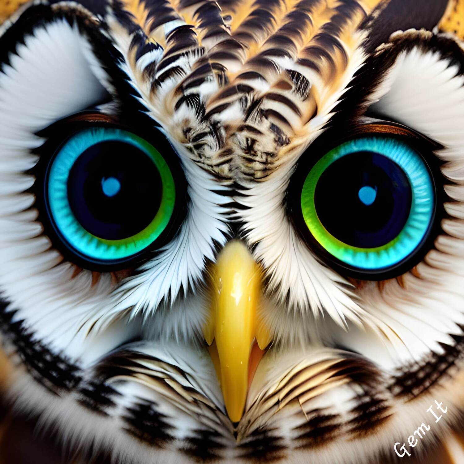 Owl Eyes 283 - Full Drill Diamond Painting - Specially ordered for you. Delivery is approximately 4 - 6 weeks.