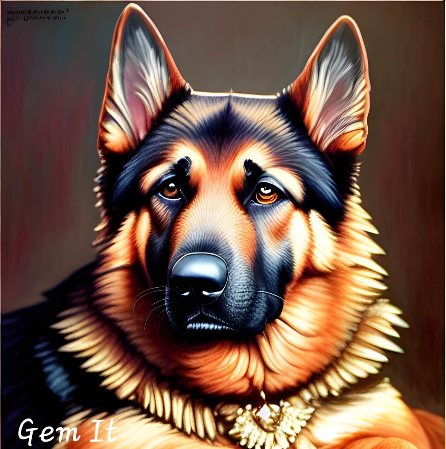 German Shepherd 206 - Full Drill Diamond Painting - Specially ordered for you. Delivery is approximately 4 - 6 weeks.
