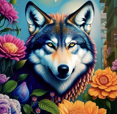 Wolf 1 - Full Drill Diamond Painting - Specially ordered for you. Delivery is approximately 4 - 6 weeks.