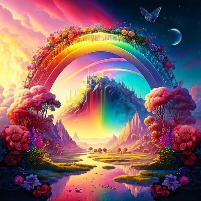 Rainbow - Full Drill Diamond Painting - Specially ordered for you. Delivery is approximately 4 - 6 weeks.