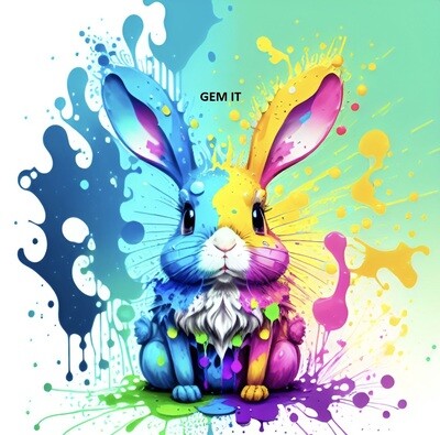 Paint Splat L  - Full Drill Diamond Painting - Specially ordered for you. Delivery is approximately 4 - 6 weeks.