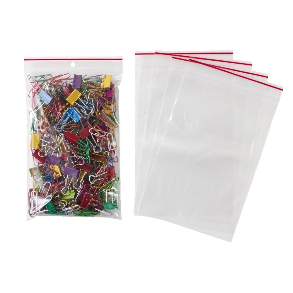 Re-sealable Bags 90mm x 60mm (pk 100)