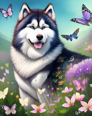 Alaskan Malamute 521  - Specially ordered for you. Delivery is approximately 4 - 6 weeks.