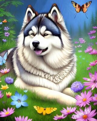 Alaskan Malamute 523  - Specially ordered for you. Delivery is approximately 4 - 6 weeks.