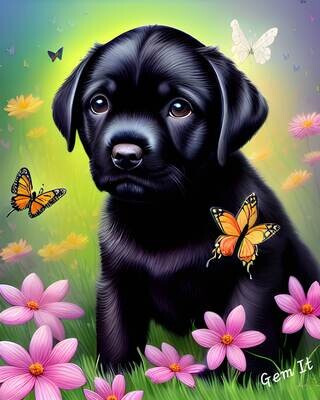 Black Lab Puppy 502  - Specially ordered for you. Delivery is approximately 4 - 6 weeks.