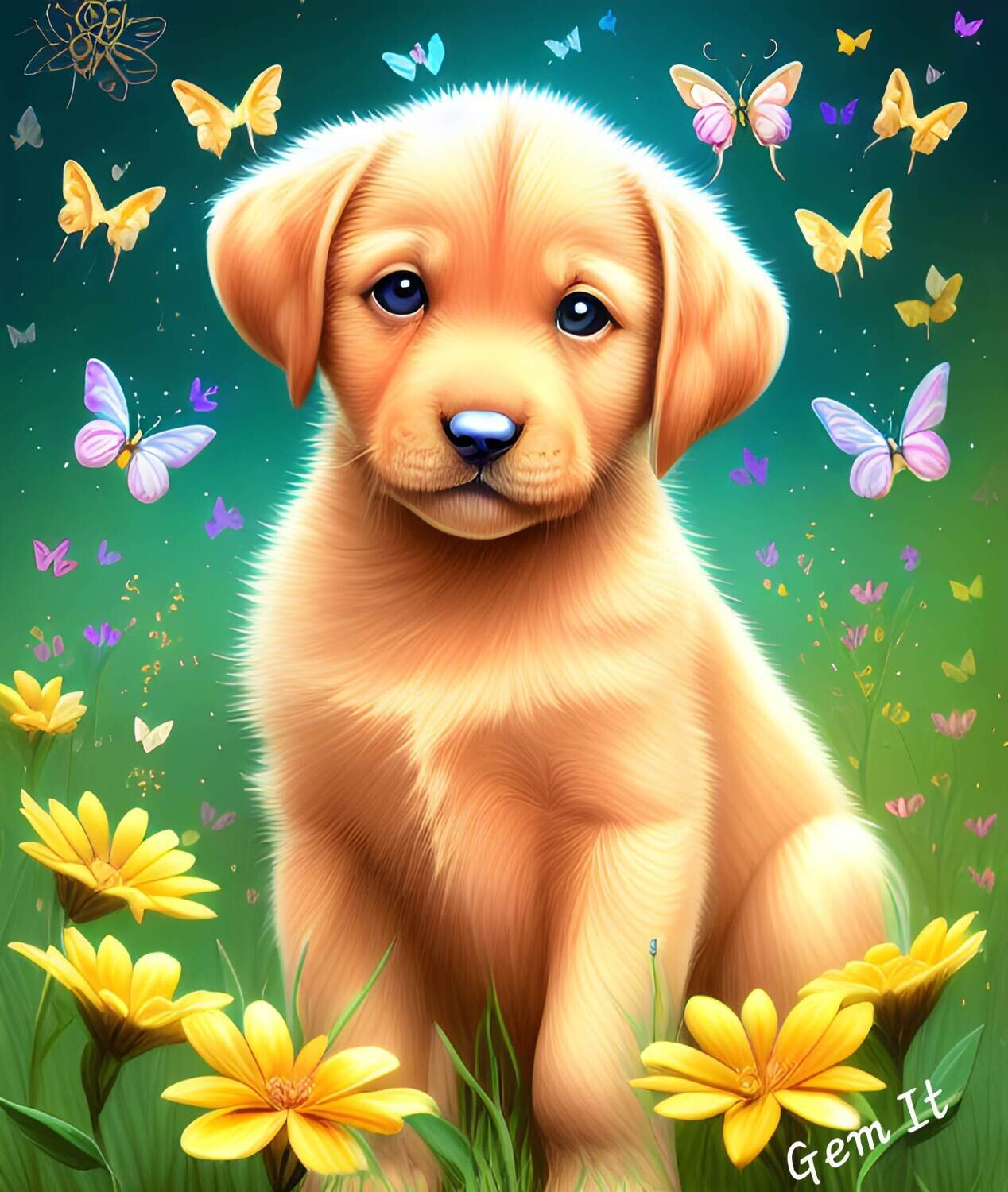 Golden Lab Puppy 505 - Specially ordered for you. Delivery is approximately 4 - 6 weeks.