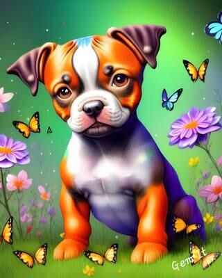 Staffie Puppy 508 - Specially ordered for you. Delivery is approximately 4 - 6 weeks.