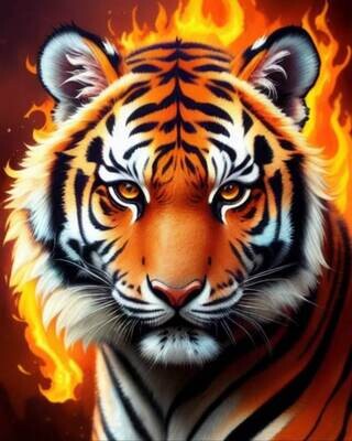 Flaming Tiger 374 - Specially ordered for you. Delivery is approximately 4 - 6 weeks.