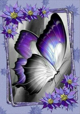 Purple Butterfly - Specially ordered for you. Delivery is approximately 4 - 6 weeks.