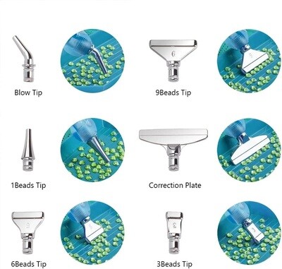 Metal Tips - Set of 6 - For Diamond Paitning