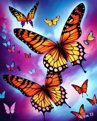 Butterflies 677 - Specially ordered for you. Delivery is approximately 4 - 6 weeks.