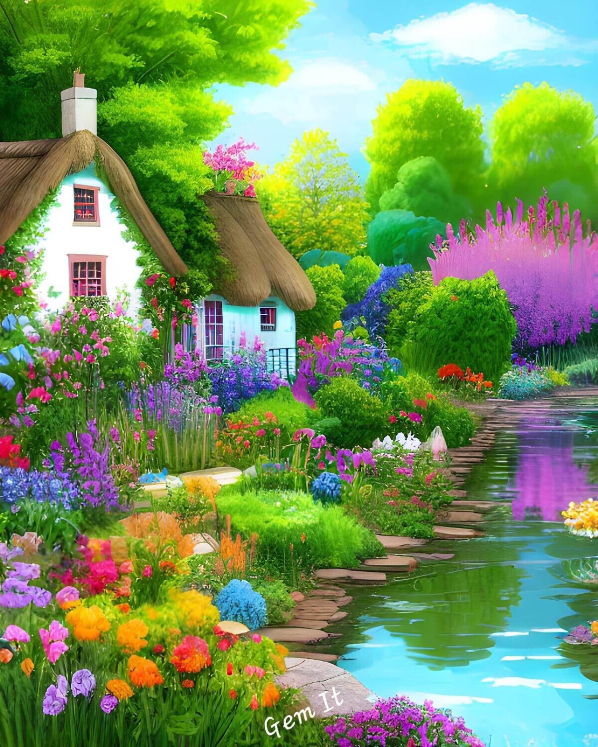 Cottage Garden 539 - Specially ordered for you. Delivery is approximately 4 - 6 weeks.