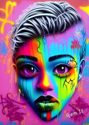 Street Art 3 - Specially ordered for you. Delivery is approximately 4 - 6 weeks.
