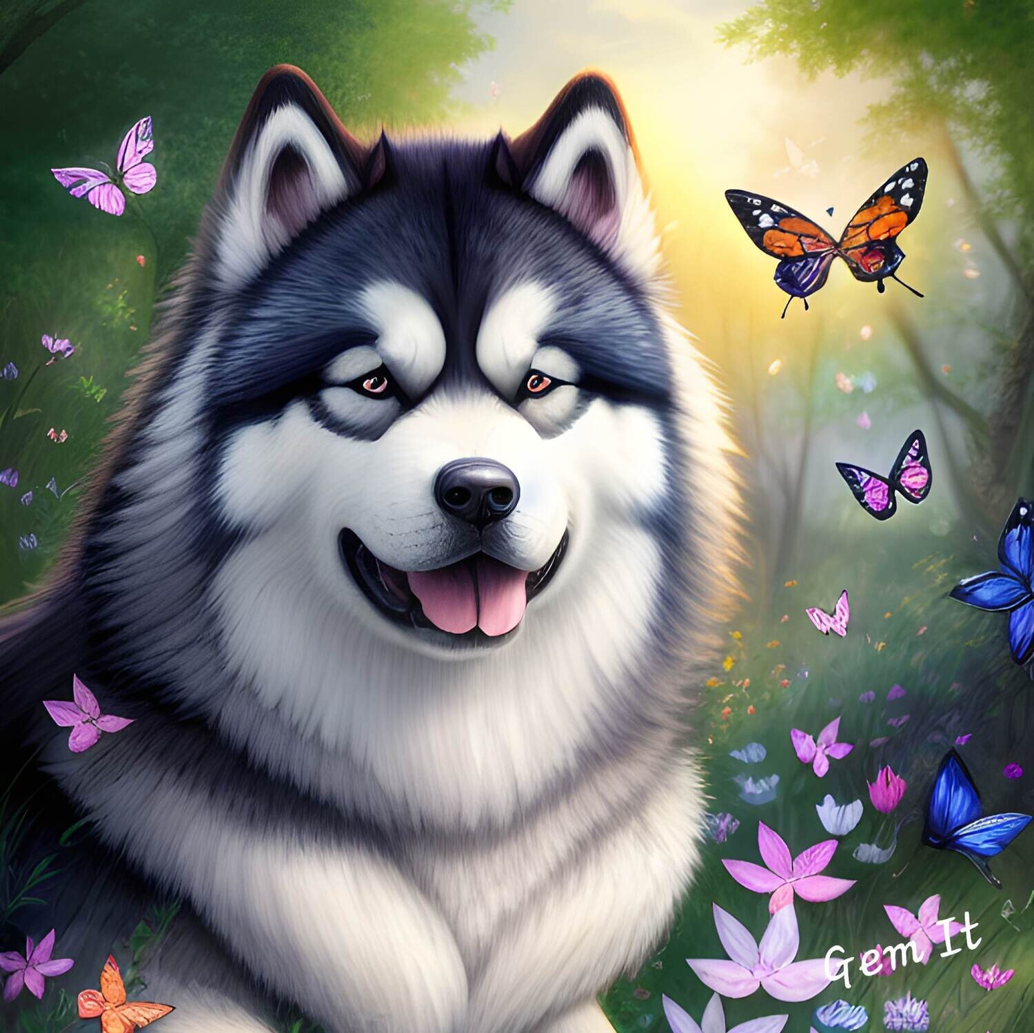 Alaskan Malamute 516 - Full Drill Diamond Painting - Specially ordered for you. Delivery is approximately 4 - 6 weeks.