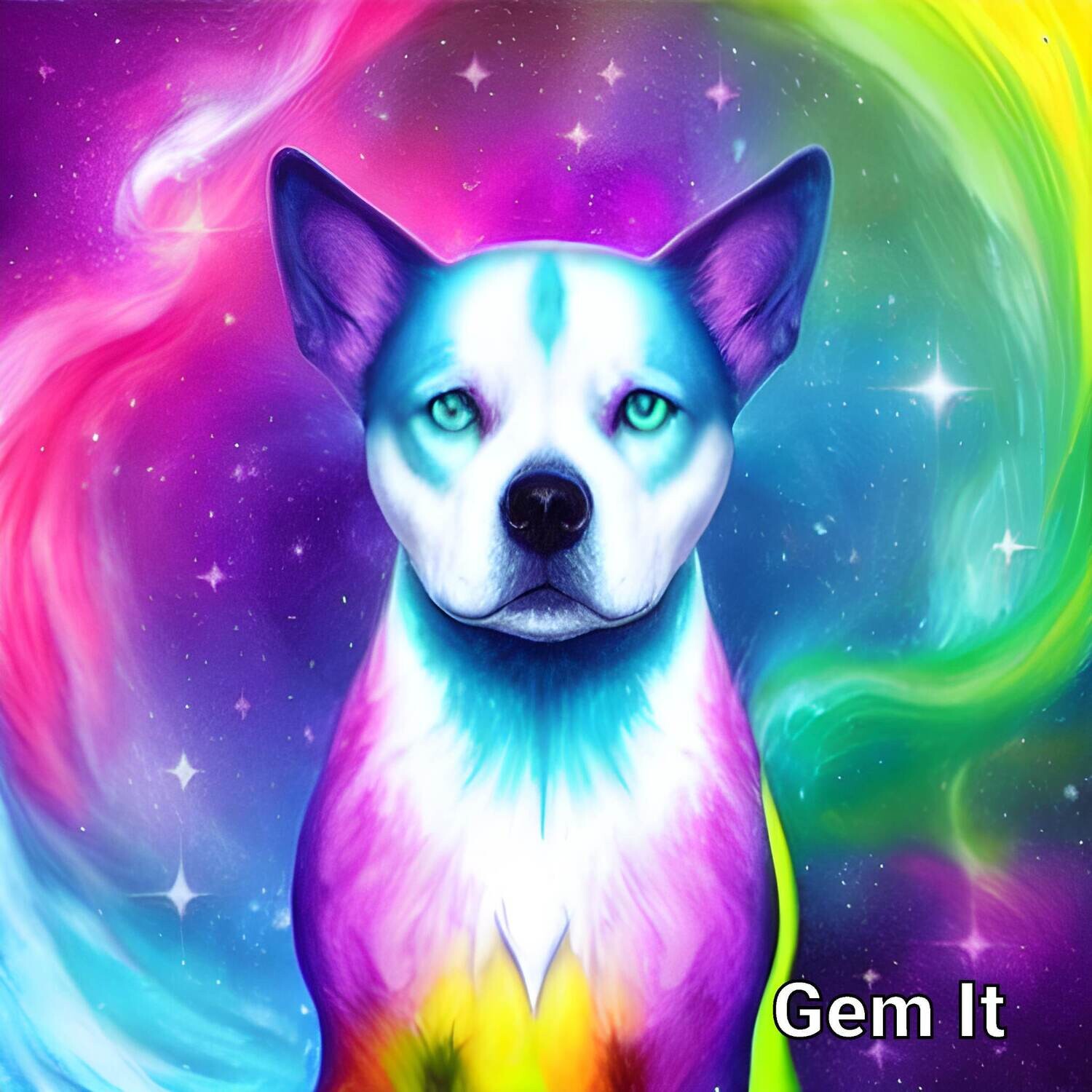 Cosmic Dog 931 - Full Drill Diamond Painting - Specially ordered for you. Delivery is approximately 4 - 6 weeks.