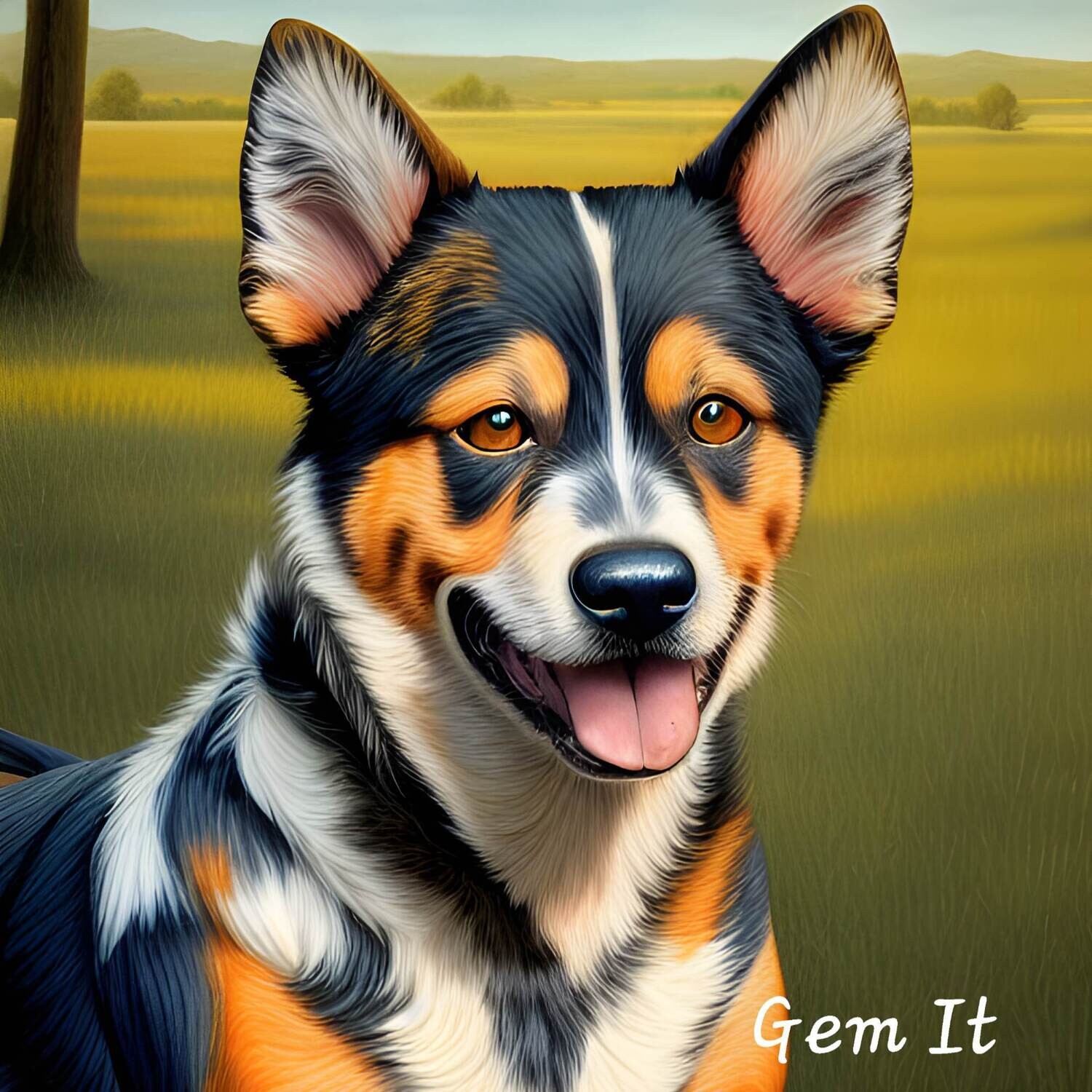 Cattle Dog 390 - Full Drill Diamond Painting - Specially ordered for you. Delivery is approximately 4 - 6 weeks.