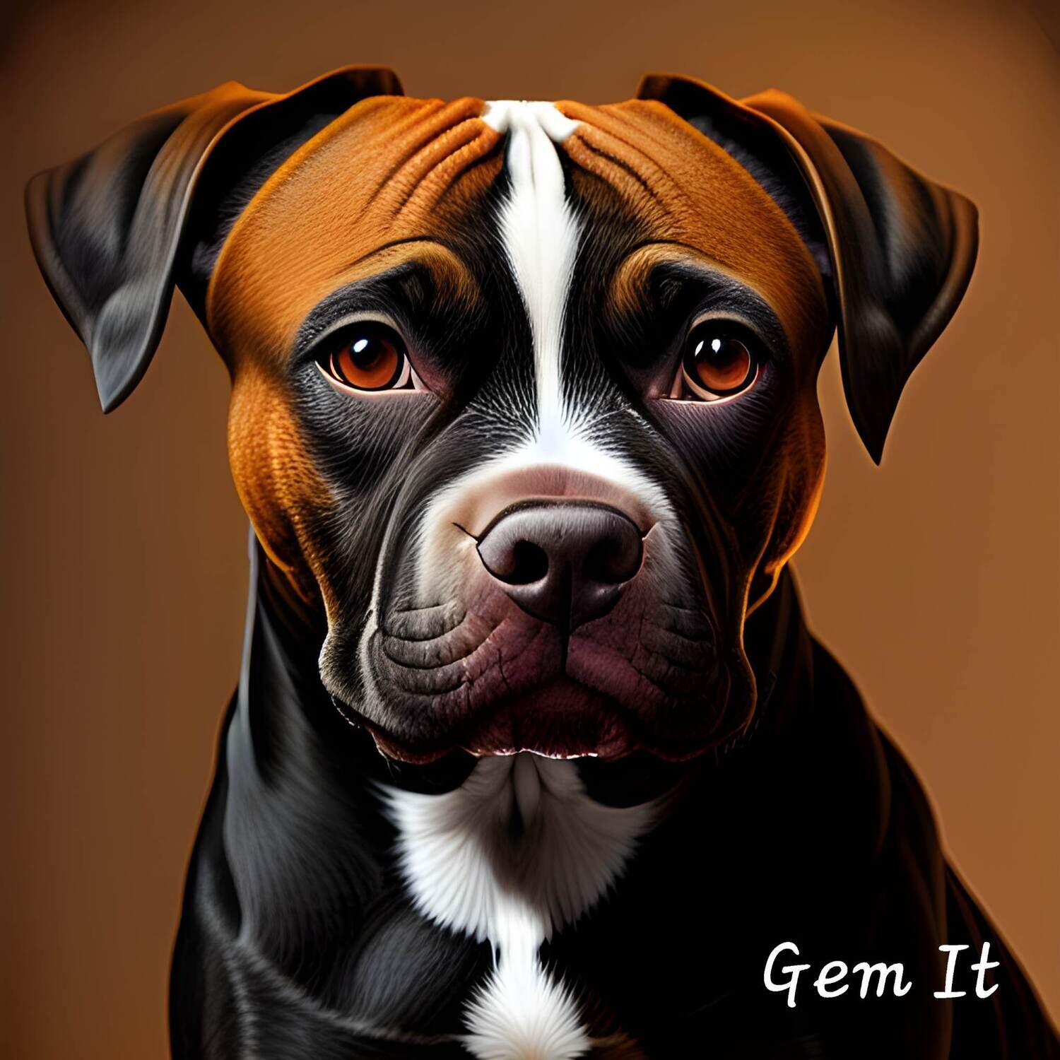 Staffie 393 - Full Drill Diamond Painting - Specially ordered for you. Delivery is approximately 4 - 6 weeks.