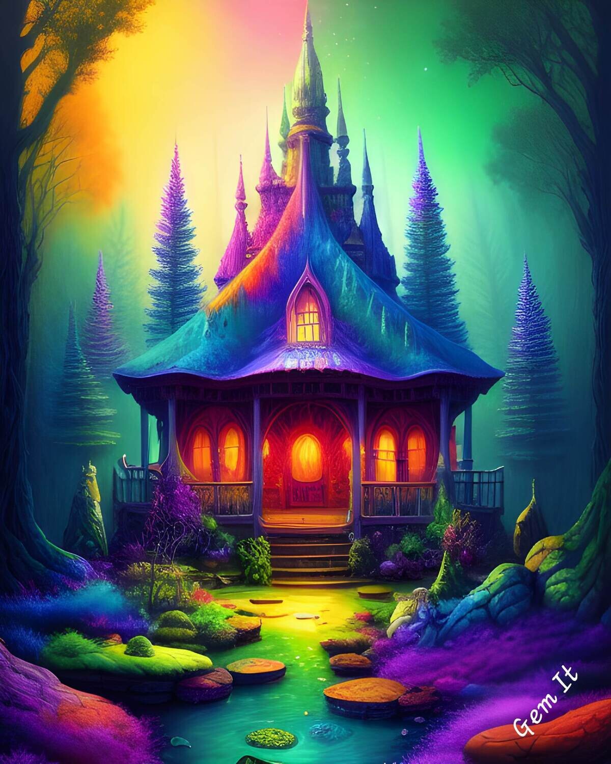 Fantasy Forest House 383 - Specially ordered for you. Delivery is approximately 4 - 6 weeks.