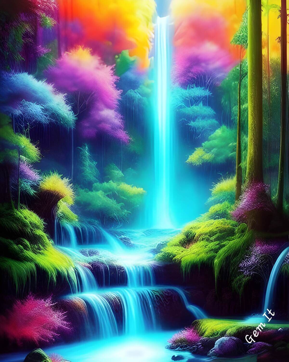 Fantasy Waterfall 379 - Specially ordered for you. Delivery is approximately 4 - 6 weeks.