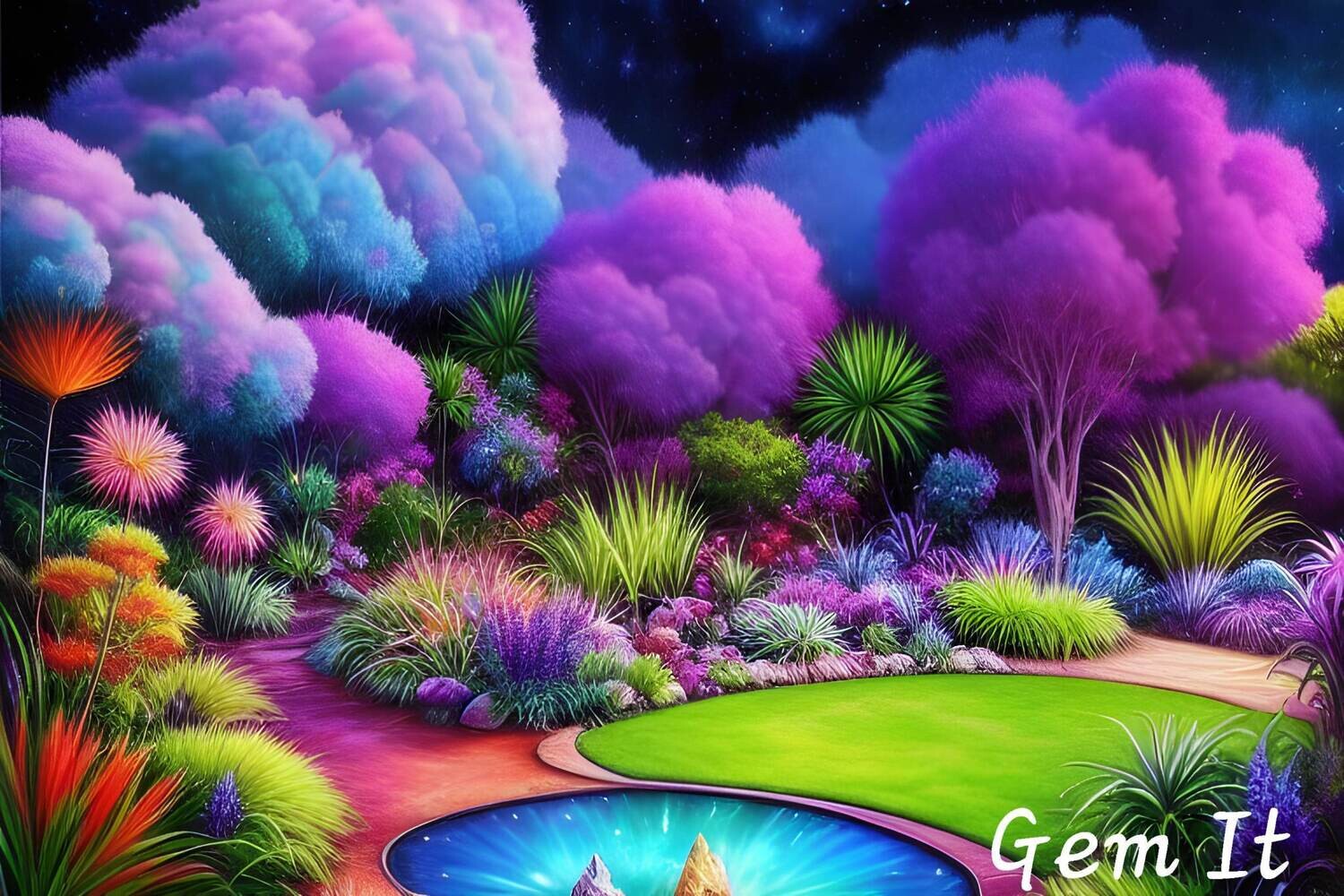 Fantasy Garden 891 - Specially ordered for you. Delivery is approximately 4 - 6 weeks.