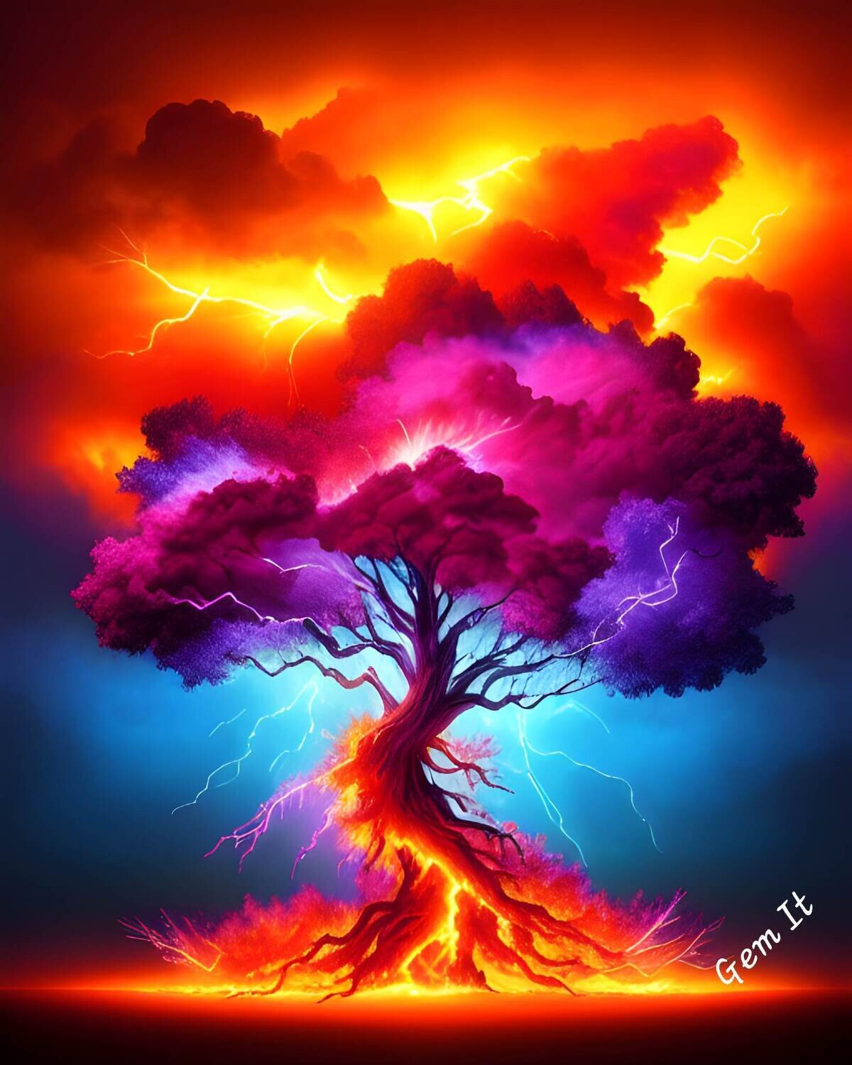 Flaming Tree 232 - Specially ordered for you. Delivery is approximately 4 - 6 weeks.