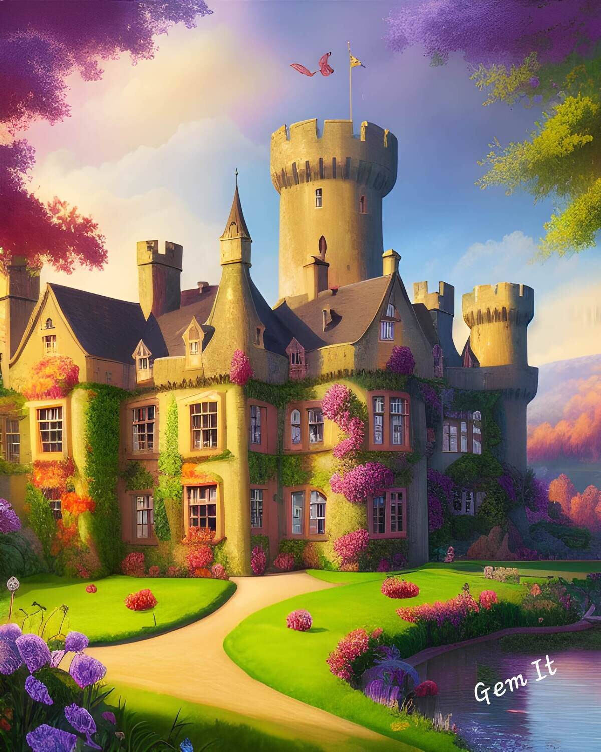 English Castle 327 - Specially ordered for you. Delivery is approximately 4 - 6 weeks.