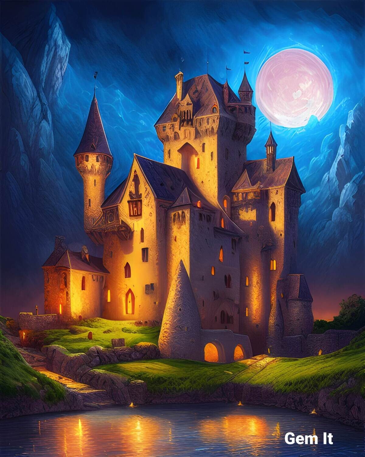 Fantasy Castle - Specially ordered for you. Delivery is approximately 4 - 6 weeks.