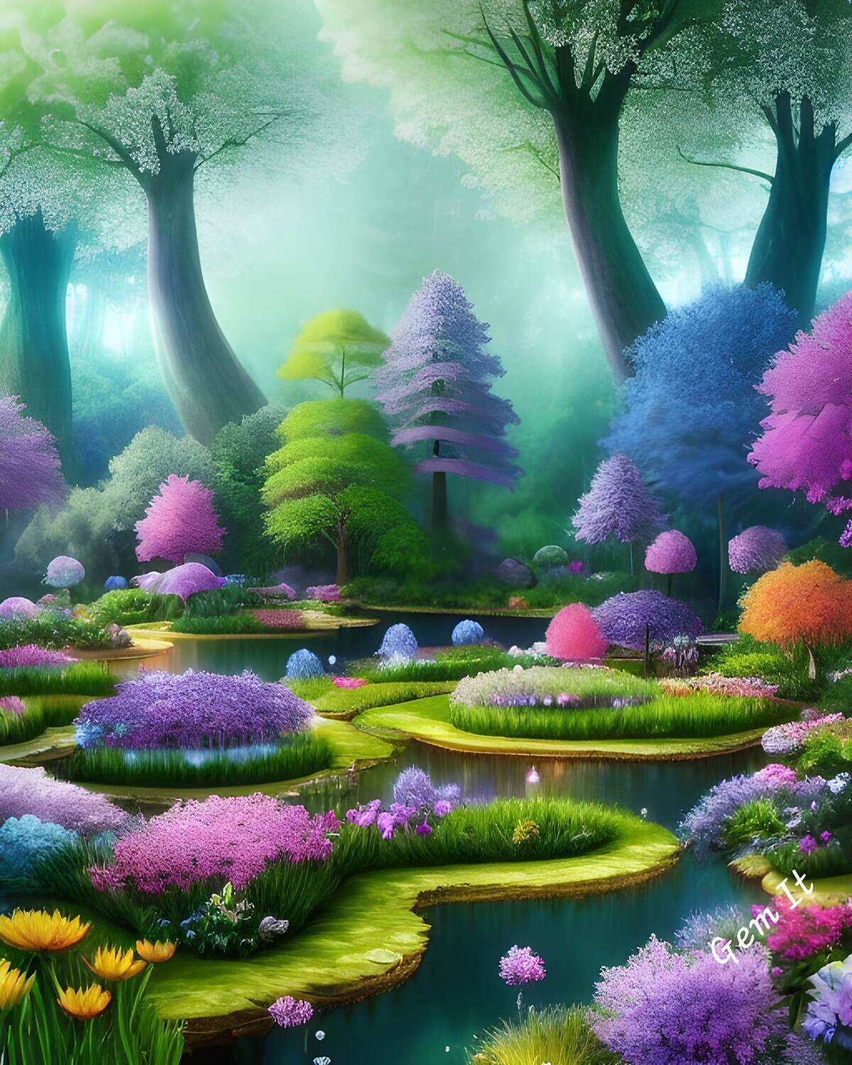Fantasy Garden 153 - Specially ordered for you. Delivery is approximately 4 - 6 weeks.