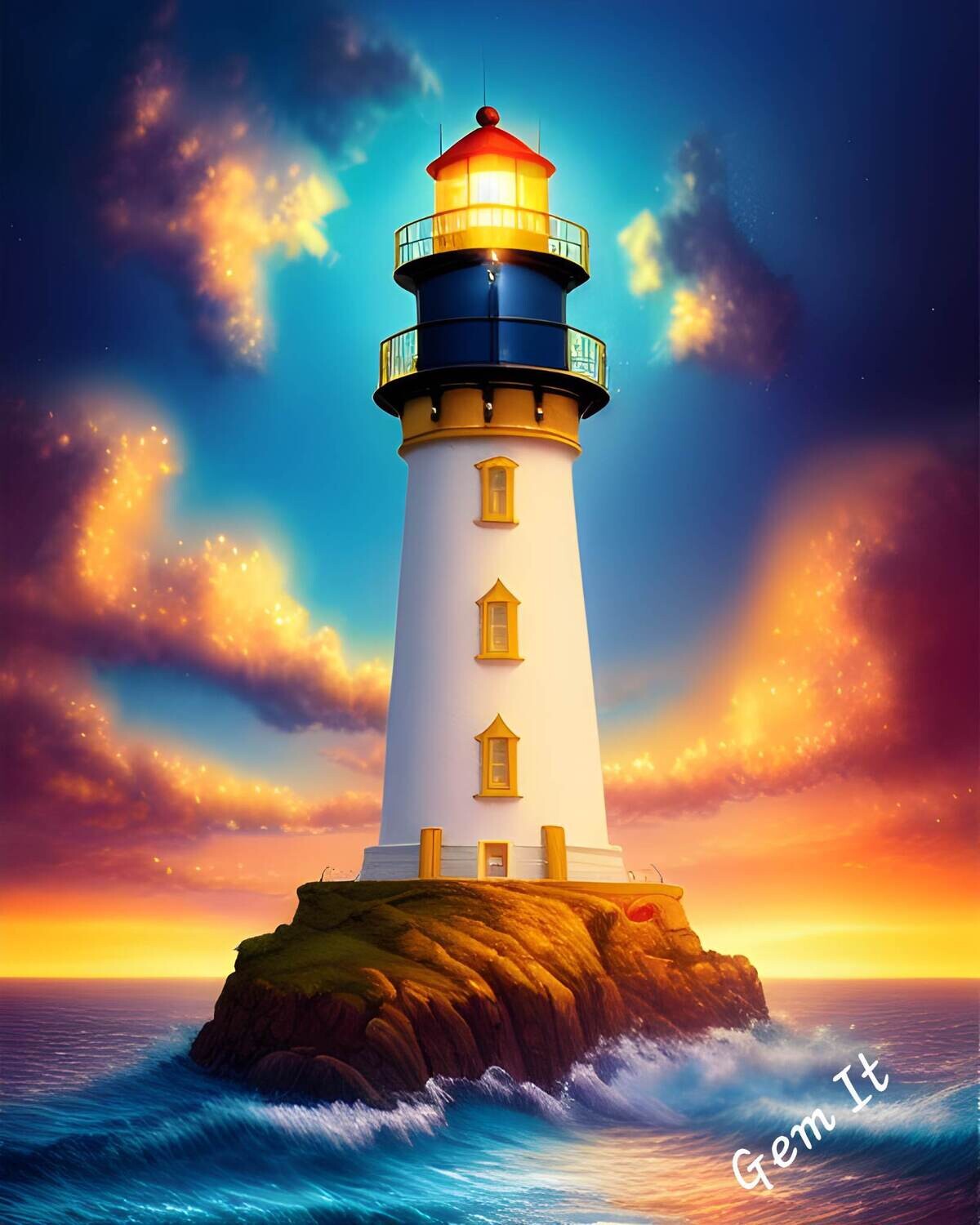 Light House 163 - Specially ordered for you. Delivery is approximately 4 - 6 weeks.