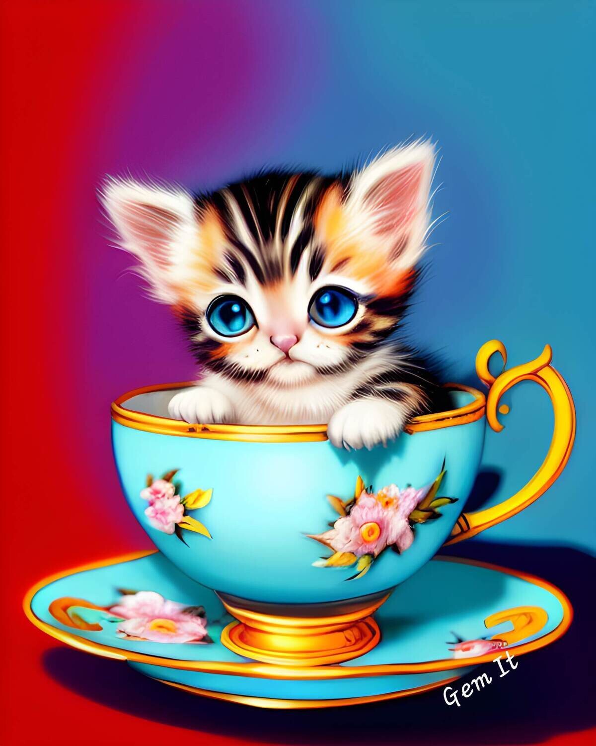 Kitty Cup 717 - Specially ordered for you. Delivery is approximately 4 - 6 weeks.