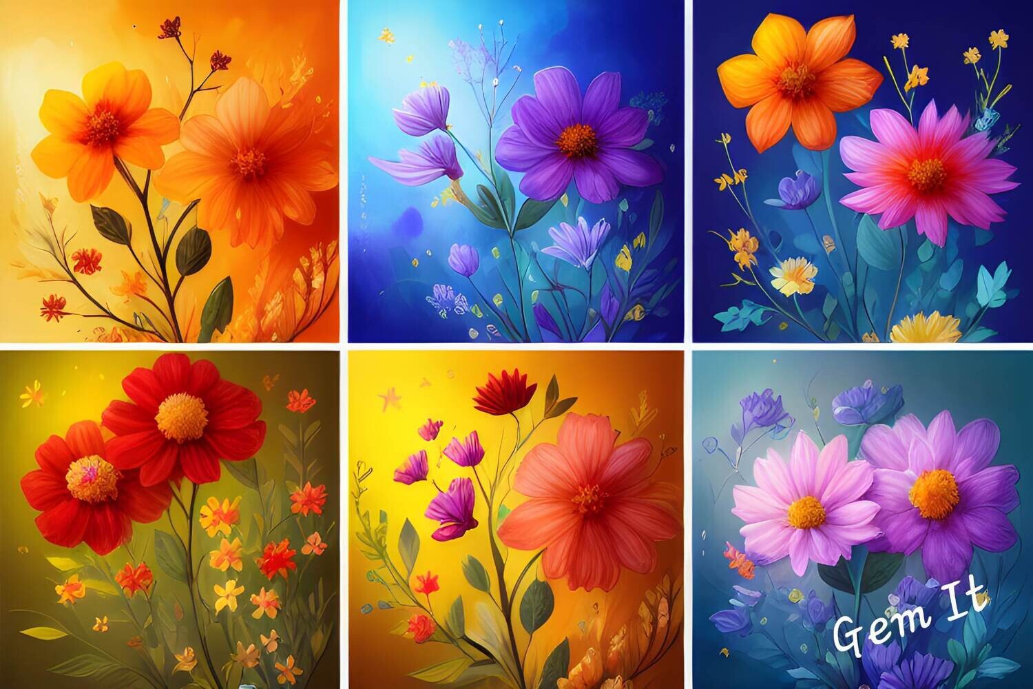Flower Collage 821 - Specially ordered for you. Delivery is approximately 4 - 6 weeks.