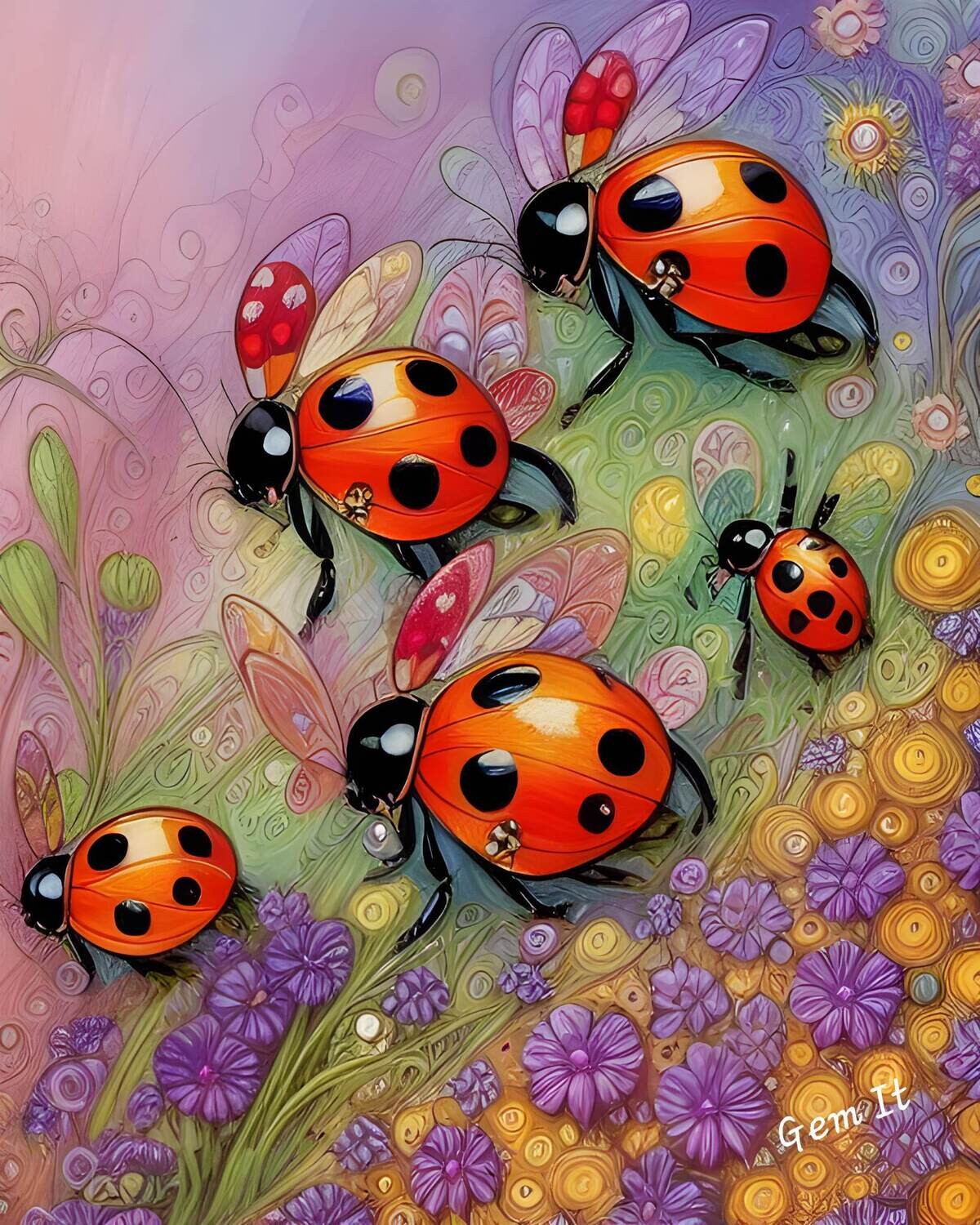 Lady Bugs 162 - Specially ordered for you. Delivery is approximately 4 - 6 weeks.